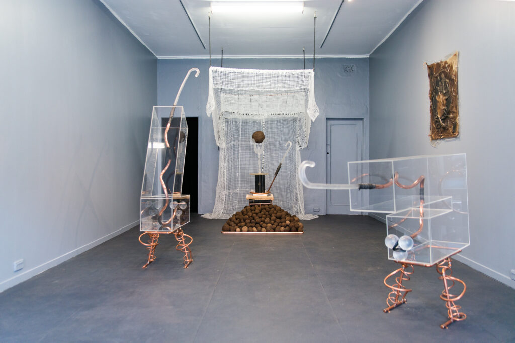 Installation view of "I Acknowledge" a solo exhibition by eDuard Helmbold